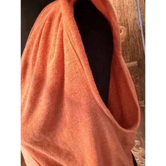 We The Free Dream Wrap Crop Top Blood Orange Wmn's Size M Open Back Sleeveless - Picture 4 of 10